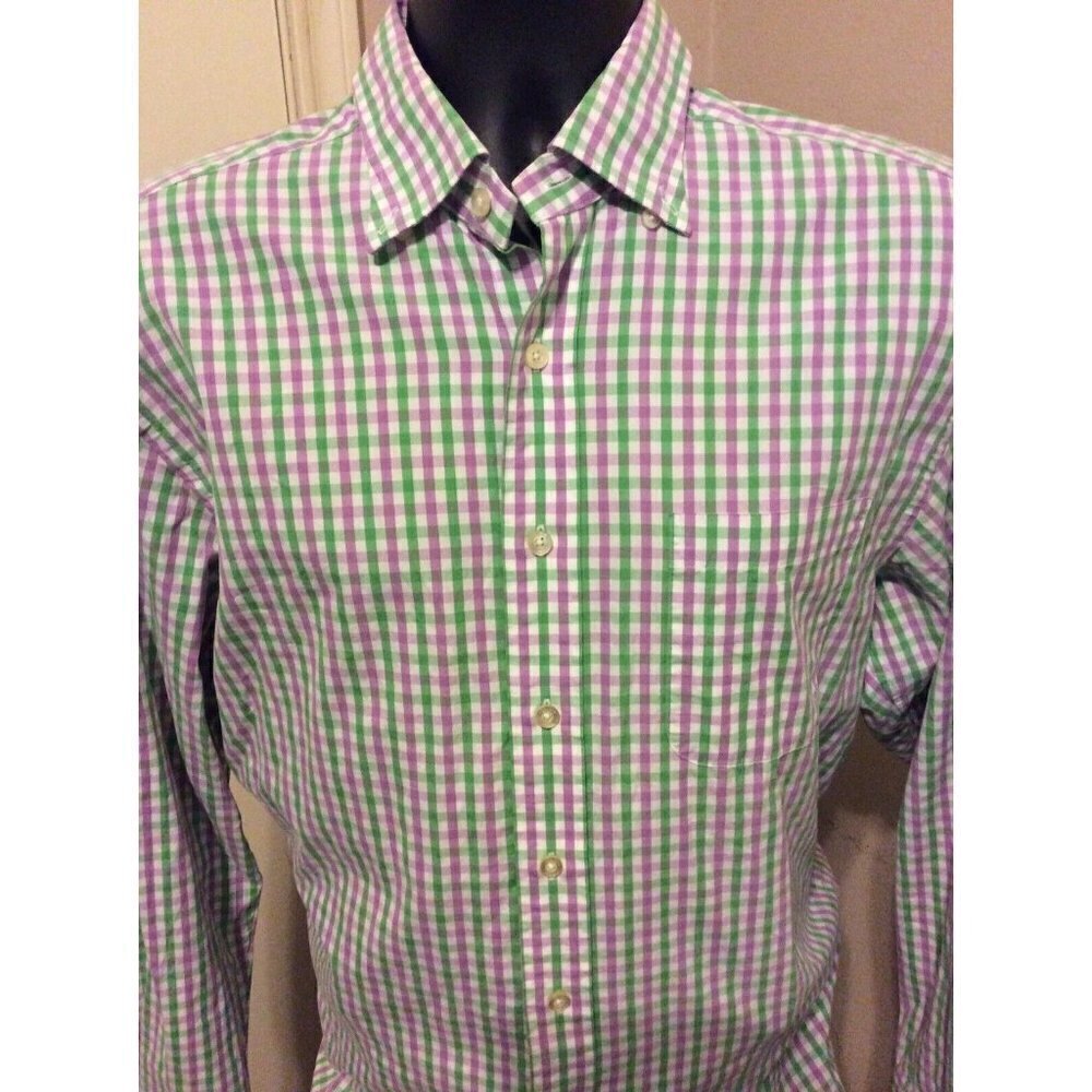 Vinyard Vines Murray Shirt Men's M Medium Shep And Ian Long Sleeve Button - Picture 10 of 11